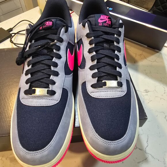 Nike Air Force 1 Low '07 LX Dark Obsidian Ashen Slate FB8876-401 Mens SZ 10 New - Picture 4 of 14